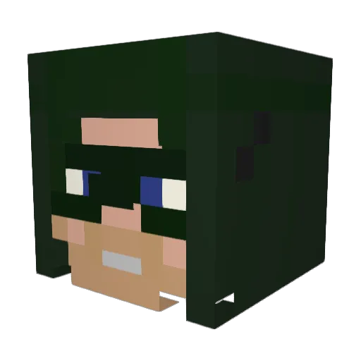 NickB1157 Minecraft avatar head, 3D render