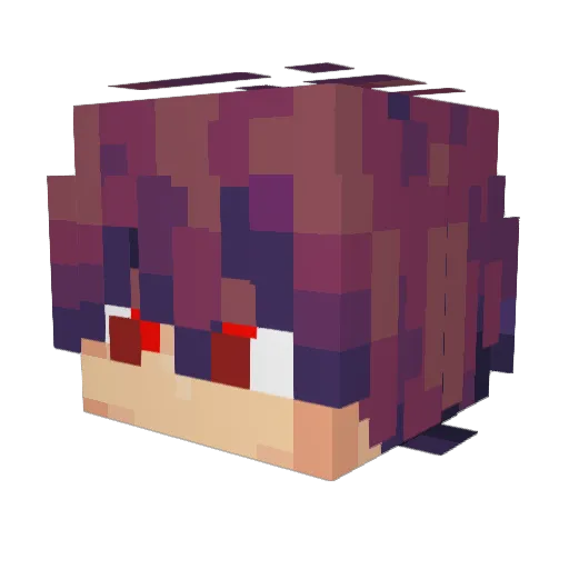 NickBoran Minecraft avatar head, 3D render