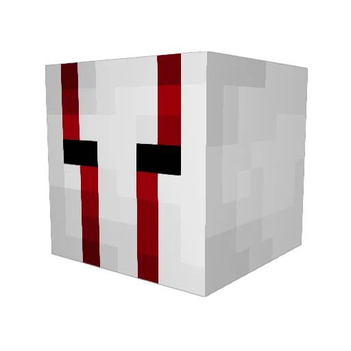 NickEverest Minecraft avatar head, 3D render