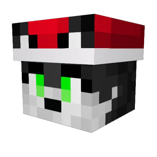 NickFahrion Minecraft avatar head, 3D render