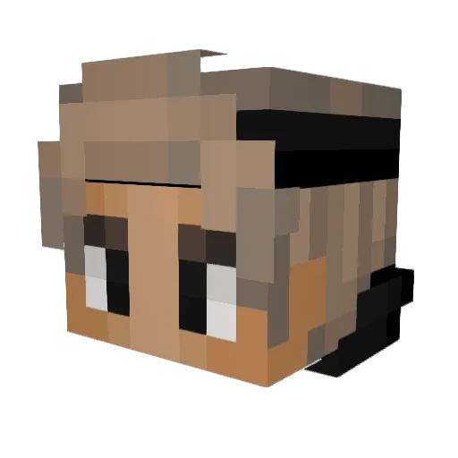 NickGabelaia Minecraft avatar head, 3D render