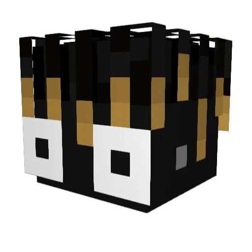 NickHertz Minecraft avatar head, 3D render