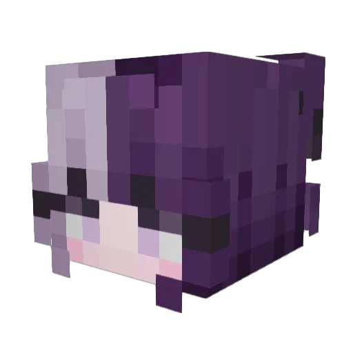 NickKell Minecraft avatar head, 3D render