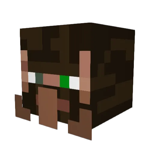 NickL6 Minecraft avatar head, 3D render
