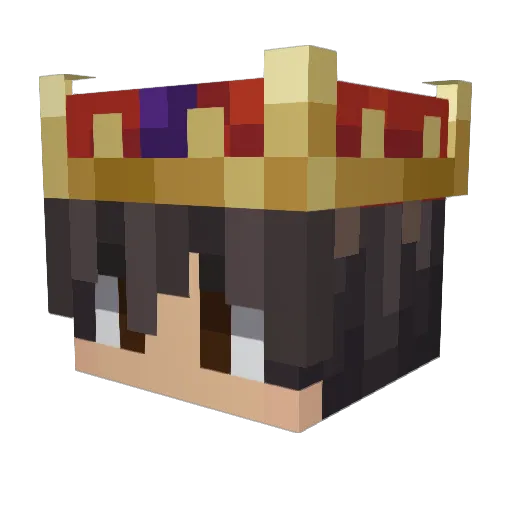 NickLikesChicken Minecraft avatar head, 3D render
