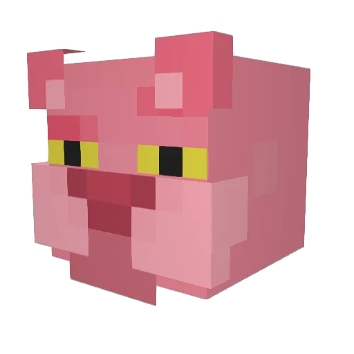 NickMo_ Minecraft avatar head, 3D render