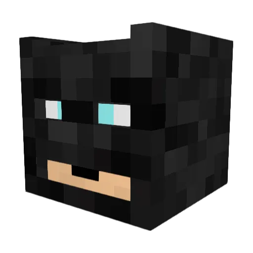 NickMorgan Minecraft avatar head, 3D render