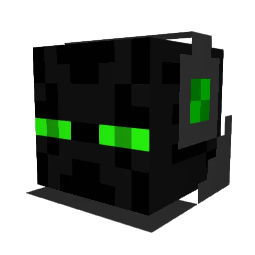 NickNate38 Minecraft avatar head, 3D render
