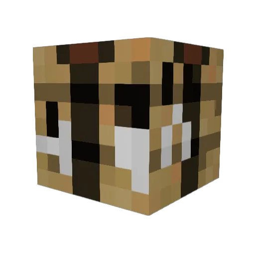 NickTorino Minecraft avatar head, 3D render