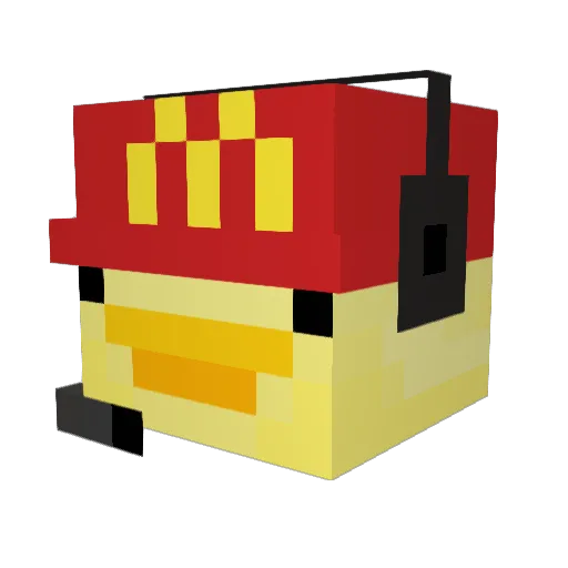 Nick_2397 Minecraft avatar head, 3D render