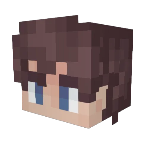 Nick_Gee Minecraft avatar head, 3D render