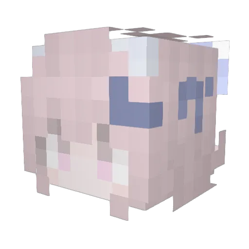 Nick_Gerz_111 Minecraft avatar head, 3D render
