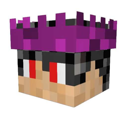 Nick_Higgy Minecraft avatar head, 3D render
