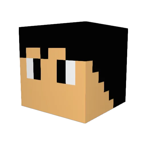 Nick_Nuke Minecraft avatar head, 3D render