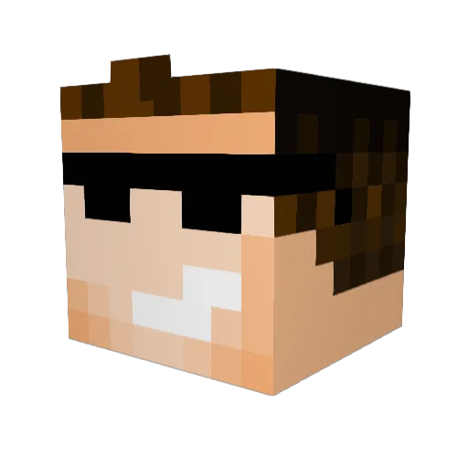 Nick_Pick84 Minecraft avatar head, 3D render
