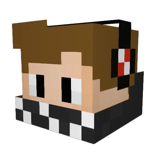 Nick_The_Friend Minecraft avatar head, 3D render