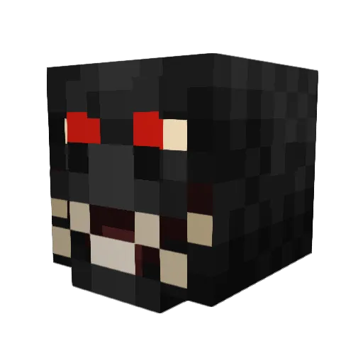 Nick_and_Ben Minecraft avatar head, 3D render