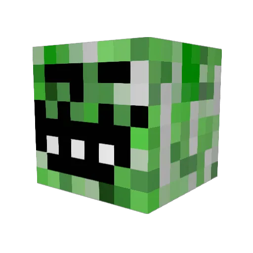 Nicke1128 Minecraft avatar head, 3D render