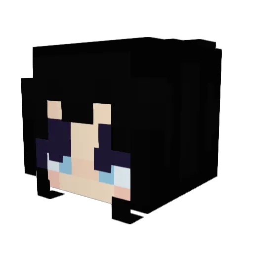 Nickelknack Minecraft avatar head, 3D render