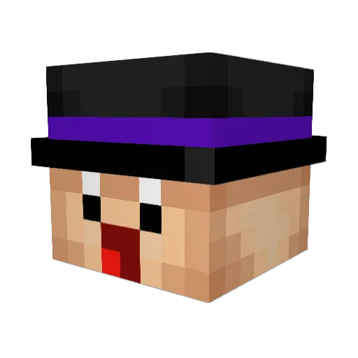 Nickemil05 Minecraft avatar head, 3D render