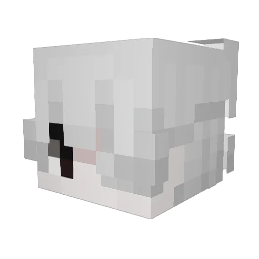 NickerStark Minecraft avatar head, 3D render