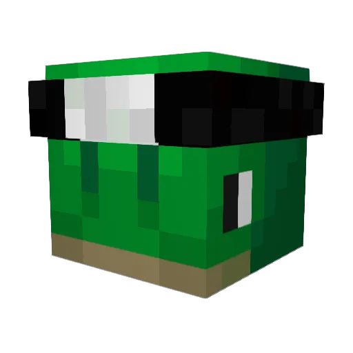 Nickito0 Minecraft avatar head, 3D render