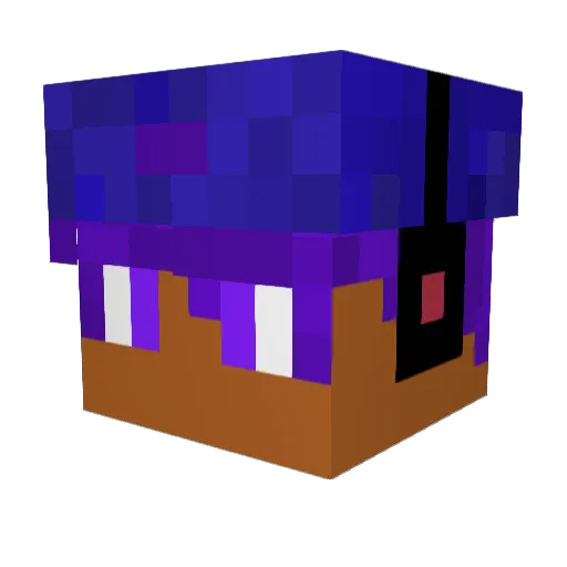 Nickkpinoy Minecraft avatar head, 3D render