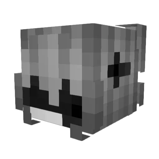 NickkyFu Minecraft avatar head, 3D render