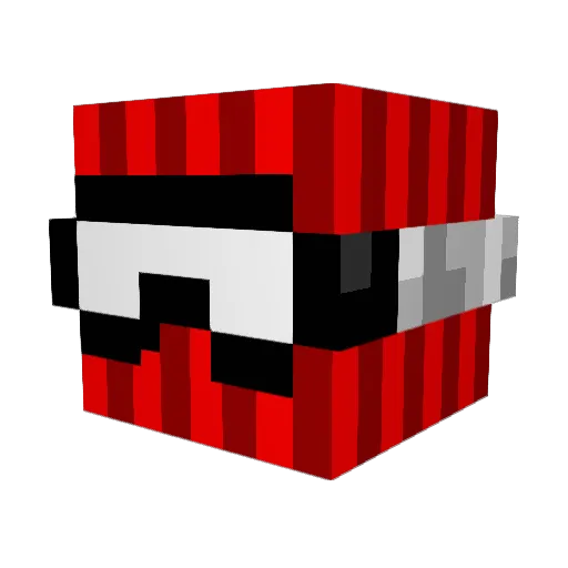 Nicko147 Minecraft avatar head, 3D render
