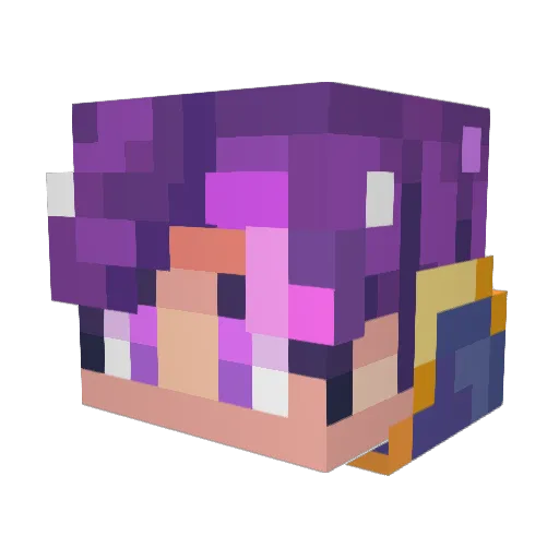 Nicko3500 Minecraft avatar head, 3D render