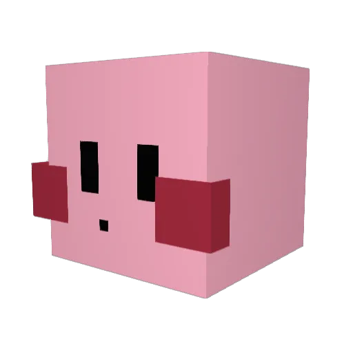 Nicko411 Minecraft avatar head, 3D render
