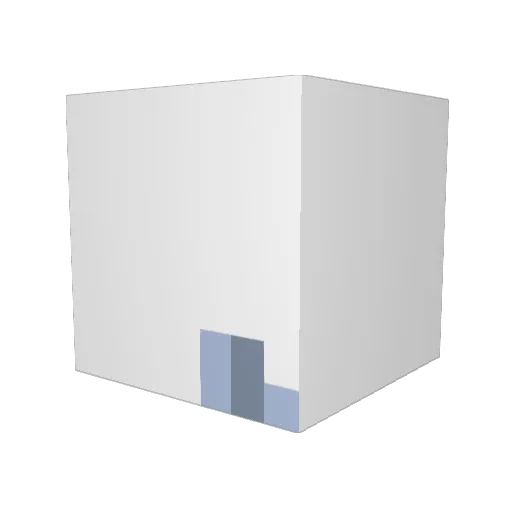 Nickodemuss Minecraft avatar head, 3D render