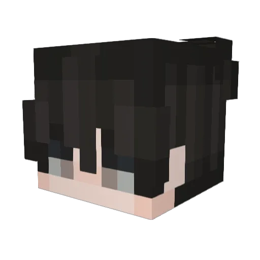 Nickolay_ Minecraft avatar head, 3D render