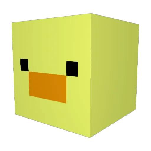 Nickpat_ Minecraft avatar head, 3D render