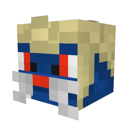 Nickpickle15 Minecraft avatar head, 3D render