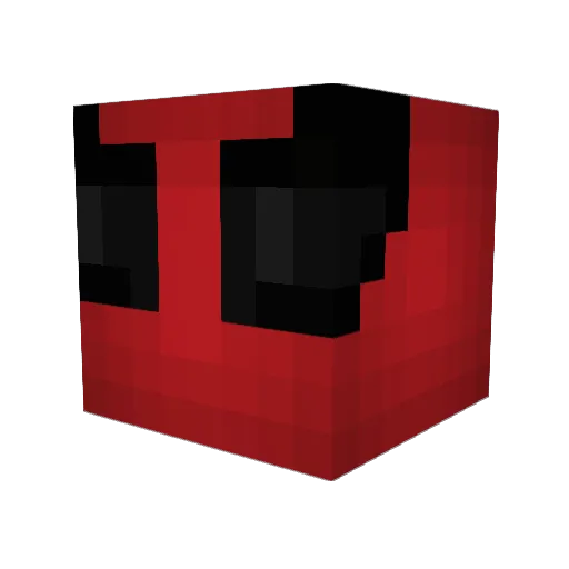 Nickrijns Minecraft avatar head, 3D render