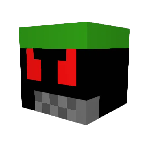 NicksDaddy1 Minecraft avatar head, 3D render