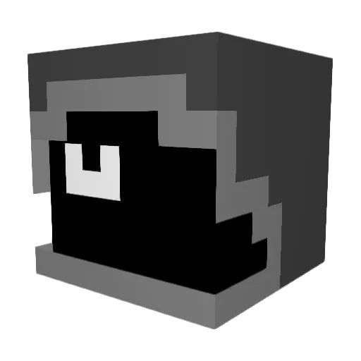 NickyDoodle400 Minecraft avatar head, 3D render