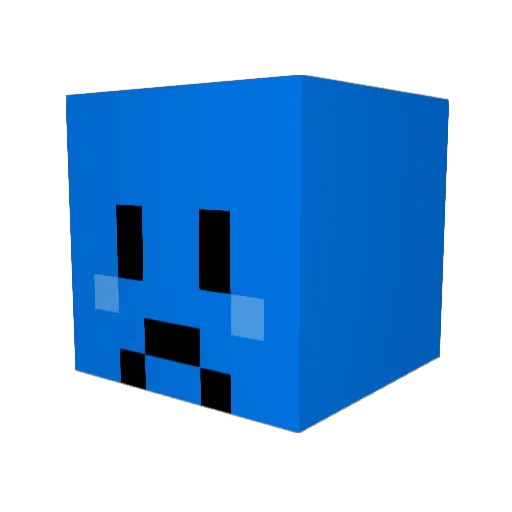 NickyKnack Minecraft avatar head, 3D render