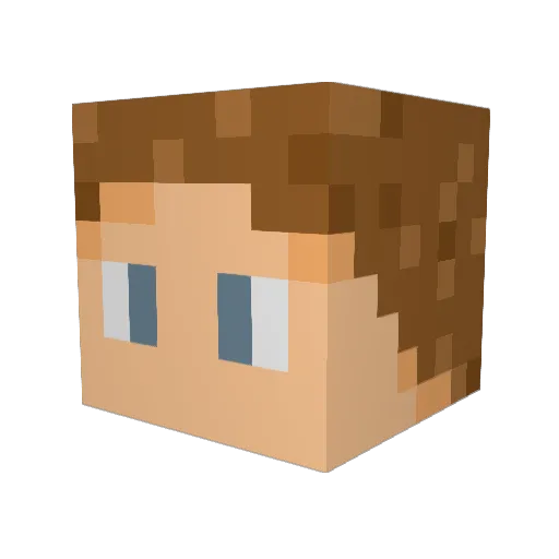NickyRomero94 Minecraft avatar head, 3D render