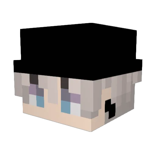 Nicky_L4D2 Minecraft avatar head, 3D render