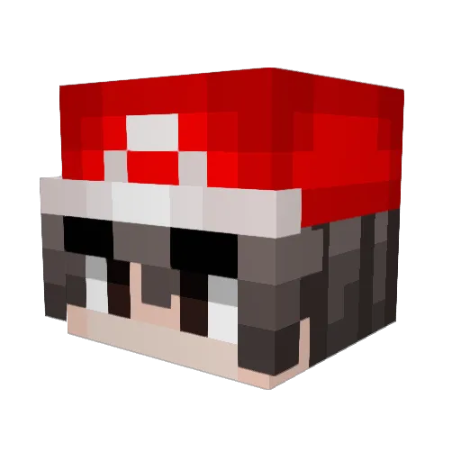 NickybearYT Minecraft avatar head, 3D render