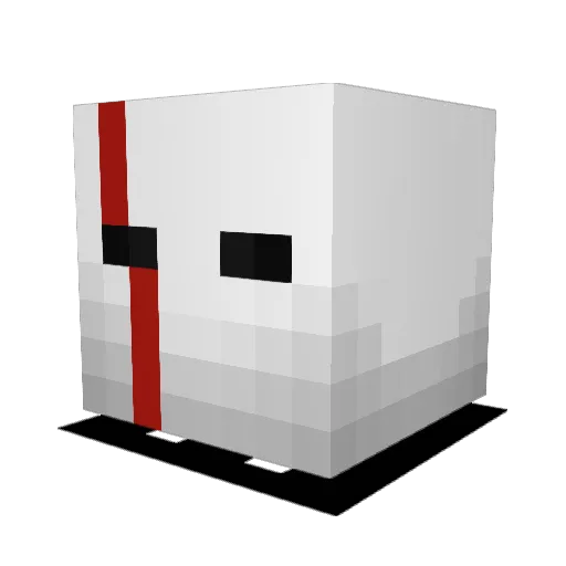 Nickyemil Minecraft avatar head, 3D render