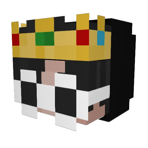 NickzinSCCP Minecraft avatar head, 3D render