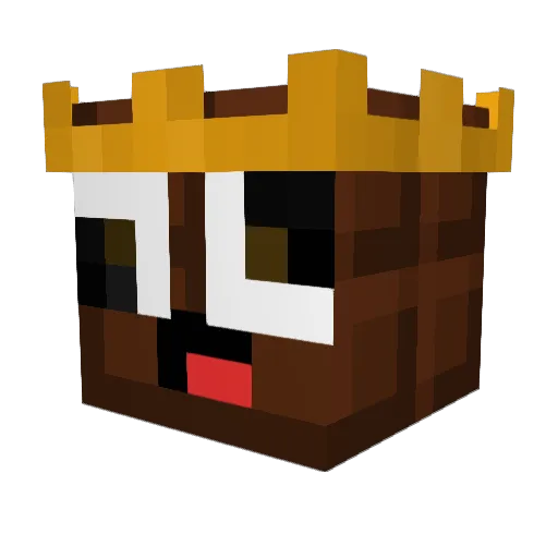 Nico204x Minecraft avatar head, 3D render