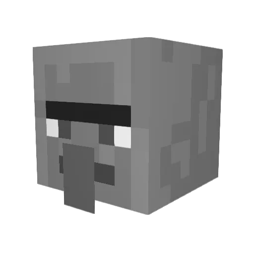 Nico220509 Minecraft avatar head, 3D render