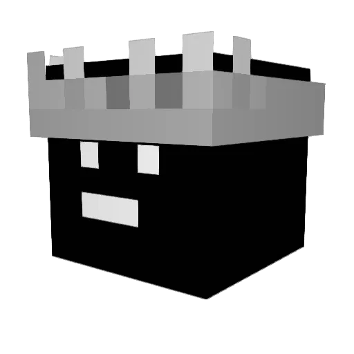 Nico3470 Minecraft avatar head, 3D render