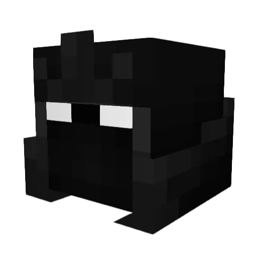 NicoAirlines Minecraft avatar head, 3D render