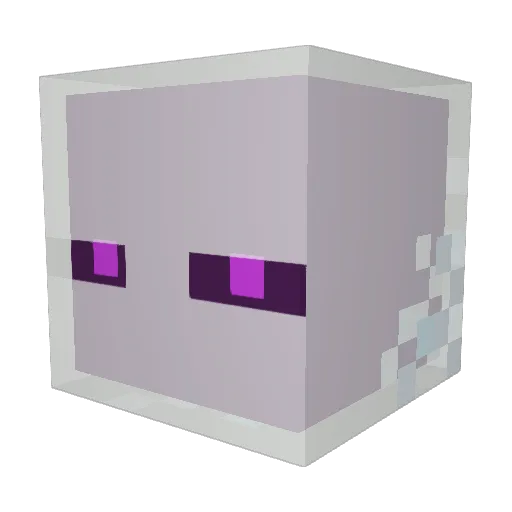 NicoAre Minecraft avatar head, 3D render