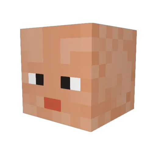 NicoDiAngelo830 Minecraft avatar head, 3D render